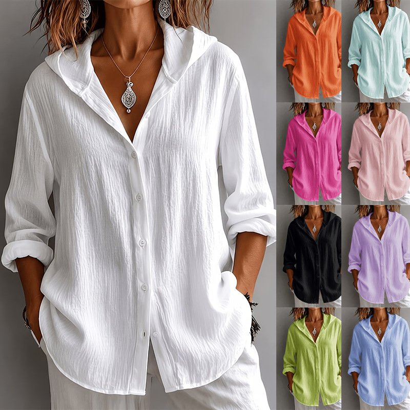 Casual Women's Hooded Cardigan Top