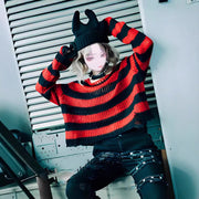 Cozy Striped Sweater for Women