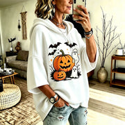 Cozy Halloween Hoodie for Women - Loose Fit Sweatshirt