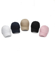 Unisex Baseball Cap Solid Color
