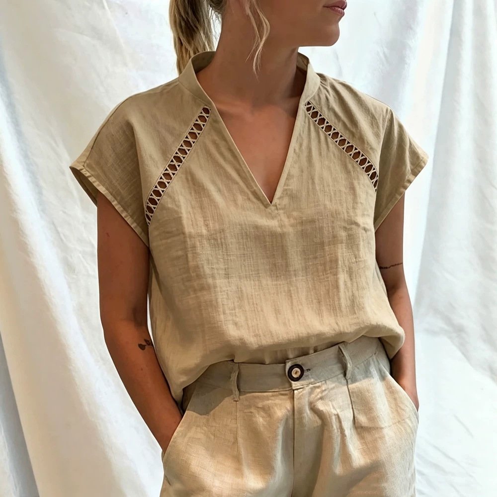 Casual V-Neck Tee