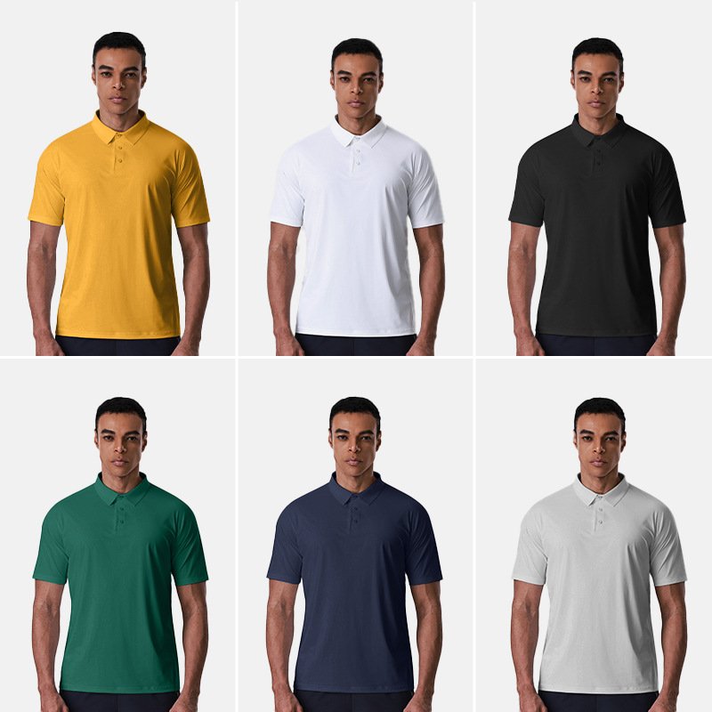 Men's Quick-Drying Polo Shirt with Sun Protection