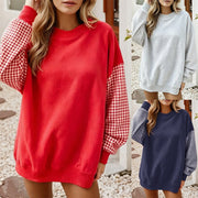 Cozy Plaid Sweatshirt