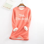 Soft Velvet Thermal Long Sleeve Top for Women