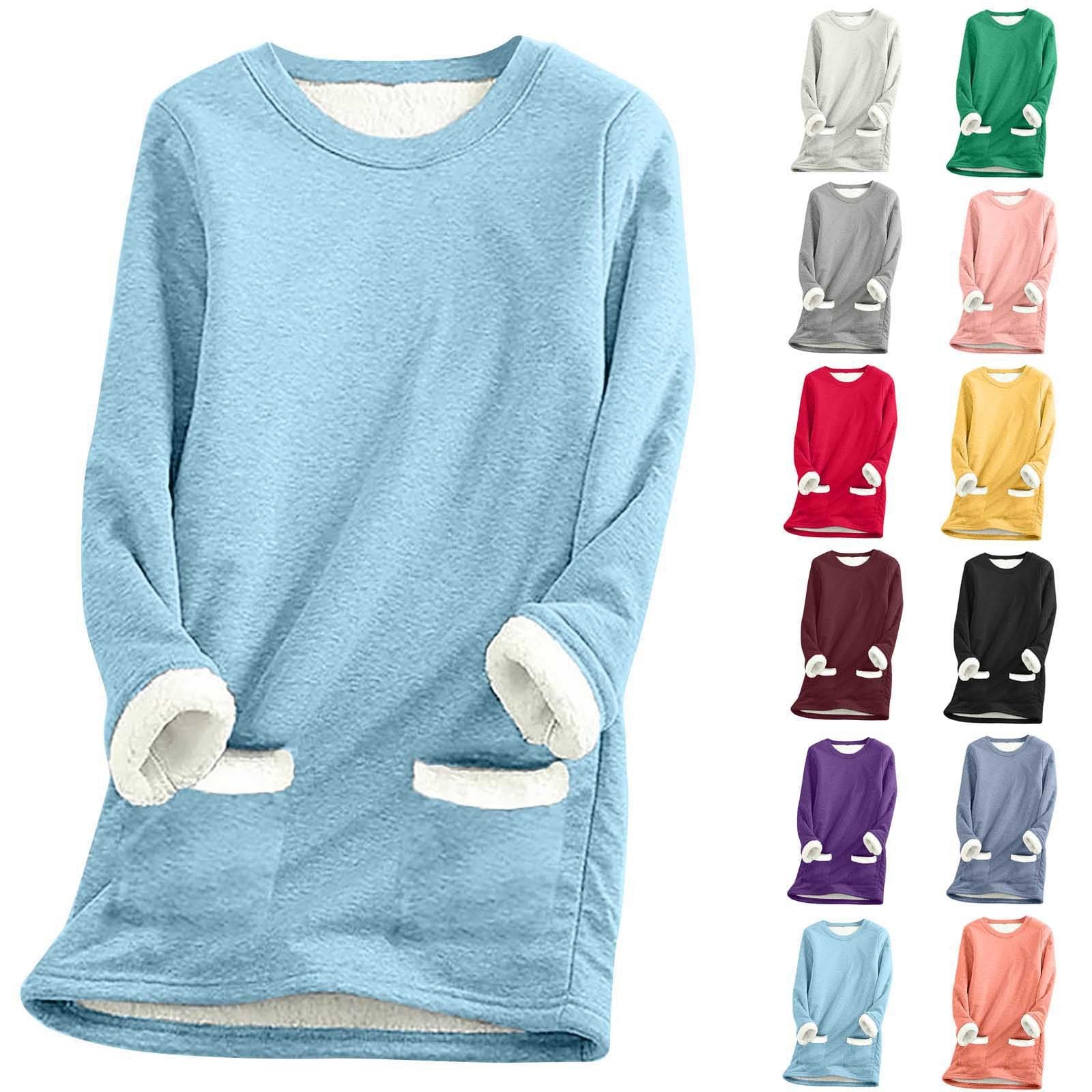 Velvet Bottom Long Sleeve Shirt for Women - Autumn Winter Collection
