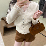 Elegant Long-sleeve Knit Top for Women