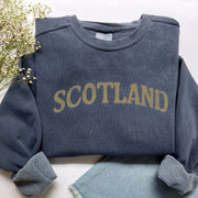 Vintage Navy Blue Women's Casual Shirt
