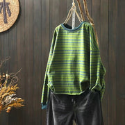 Loose Fit Literary Green T-Shirt