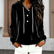 Women's Comfort Hoodie Sweatshirt with Drawstring