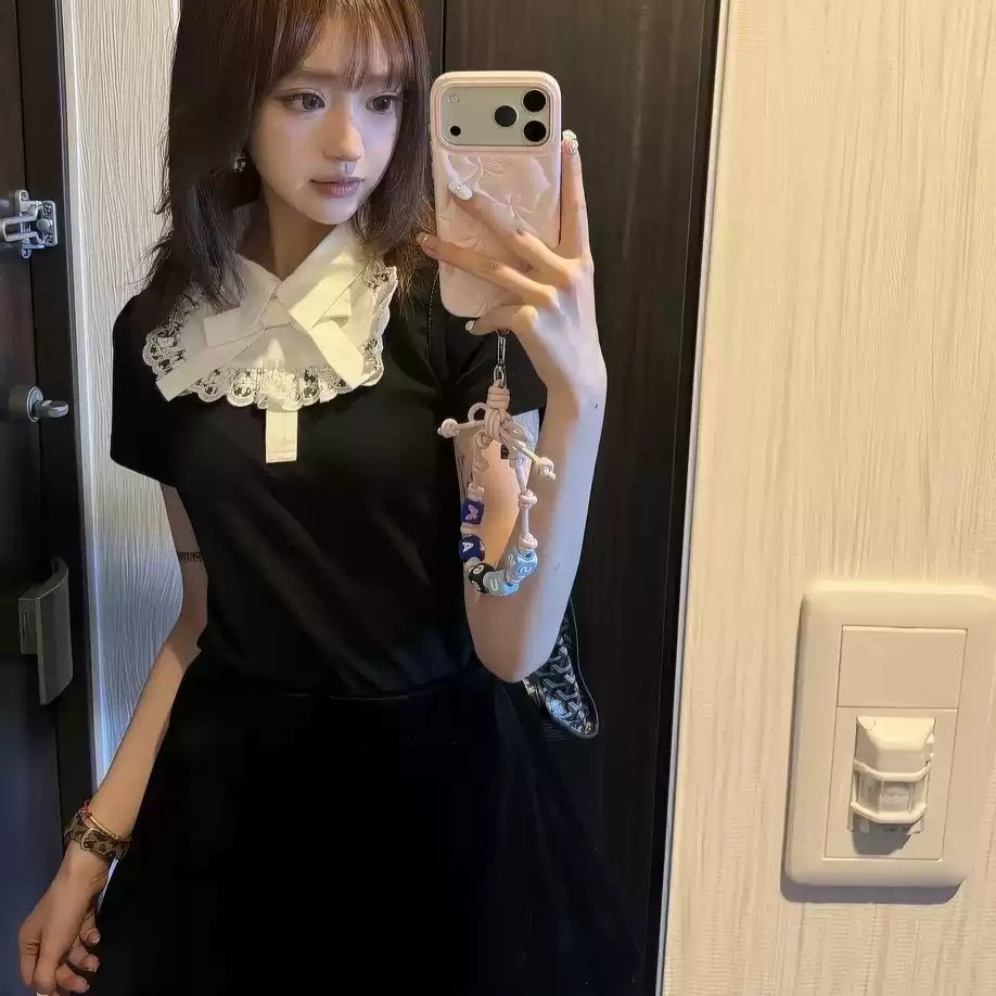 Lace Knit Blouse for Women