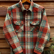 Casual Plaid Pocket Shirt for Men