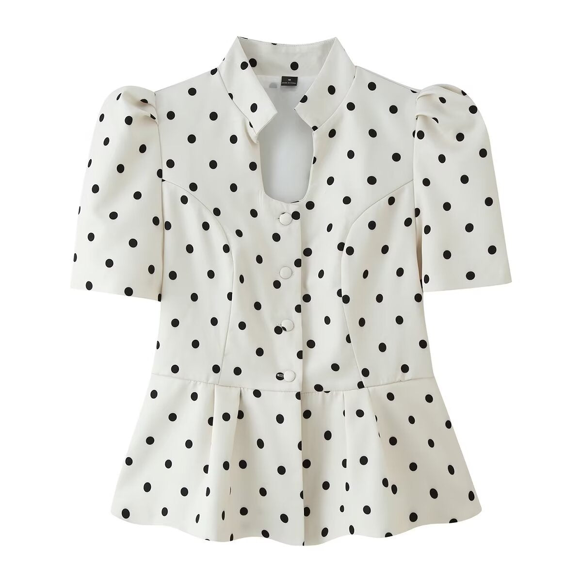 Chic Polka Dot Blazer