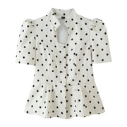 Chic Polka Dot Blazer