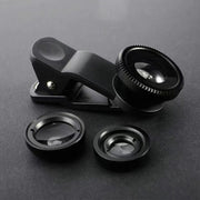 Universal 3-in-1 Smartphone Camera Lens Kit