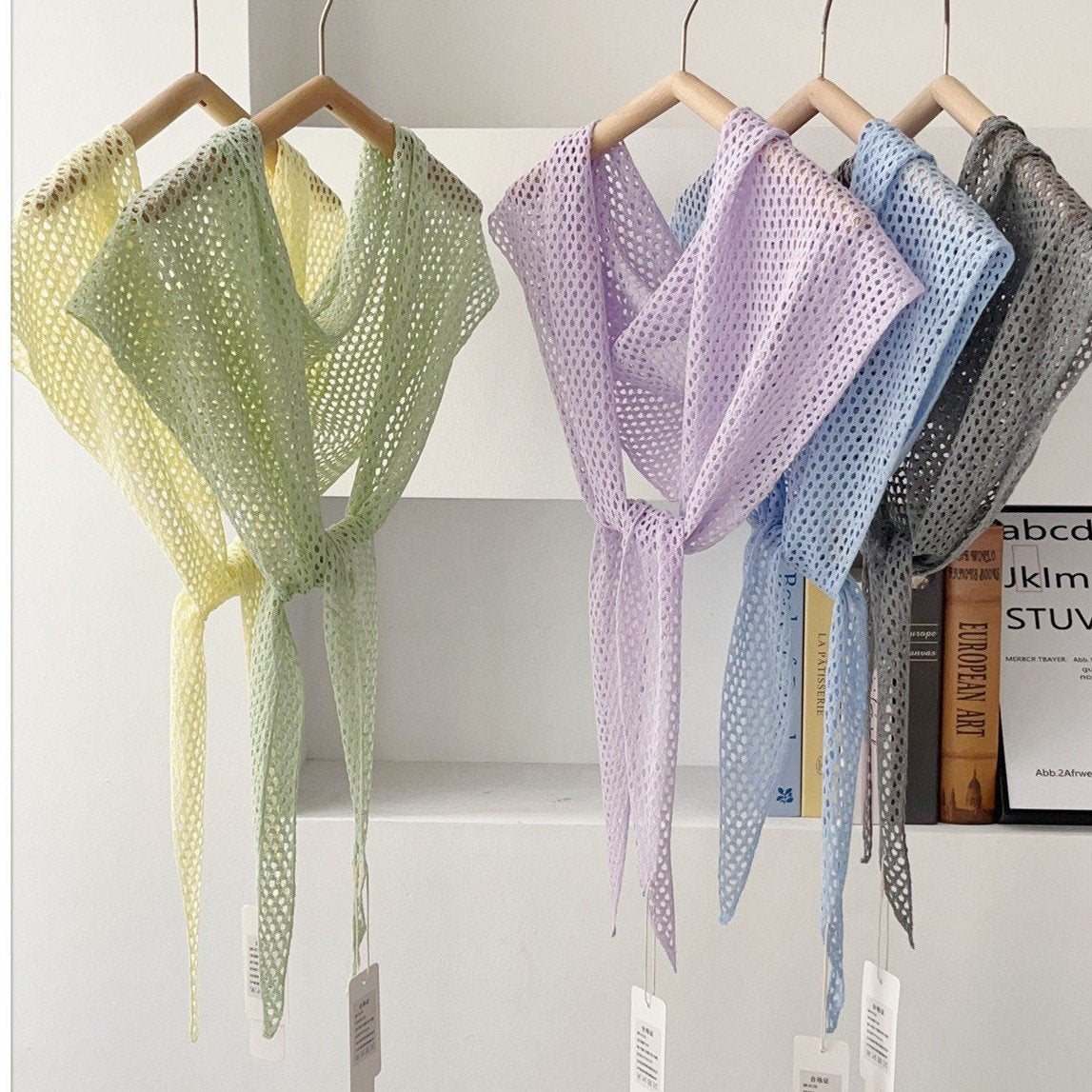 Triangle Scarf for Women - Soft Polyester Shawl