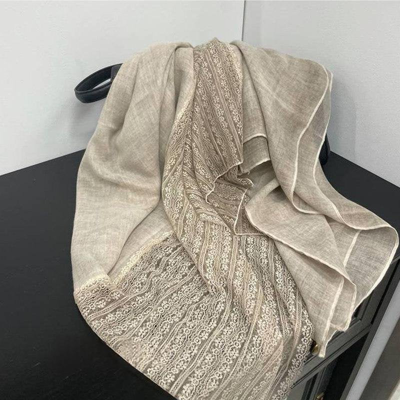 Protective Women's Lace Shawl for Sun Protection