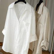 Relaxed Fit Long Sleeve Sun Protection Shirt Top
