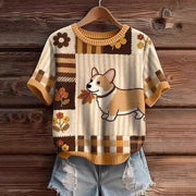 Cute Cartoon Knitted Sweater for Women