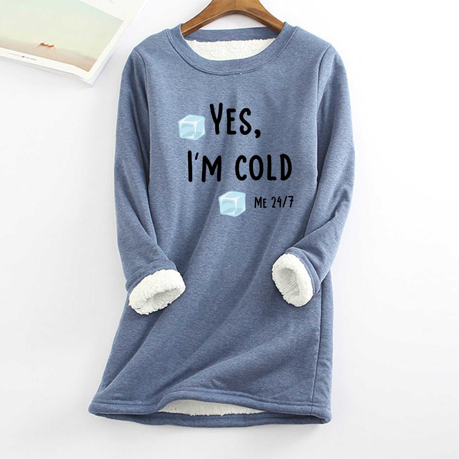 Cozy Fleece-Lined Thermal Base Top for Women
