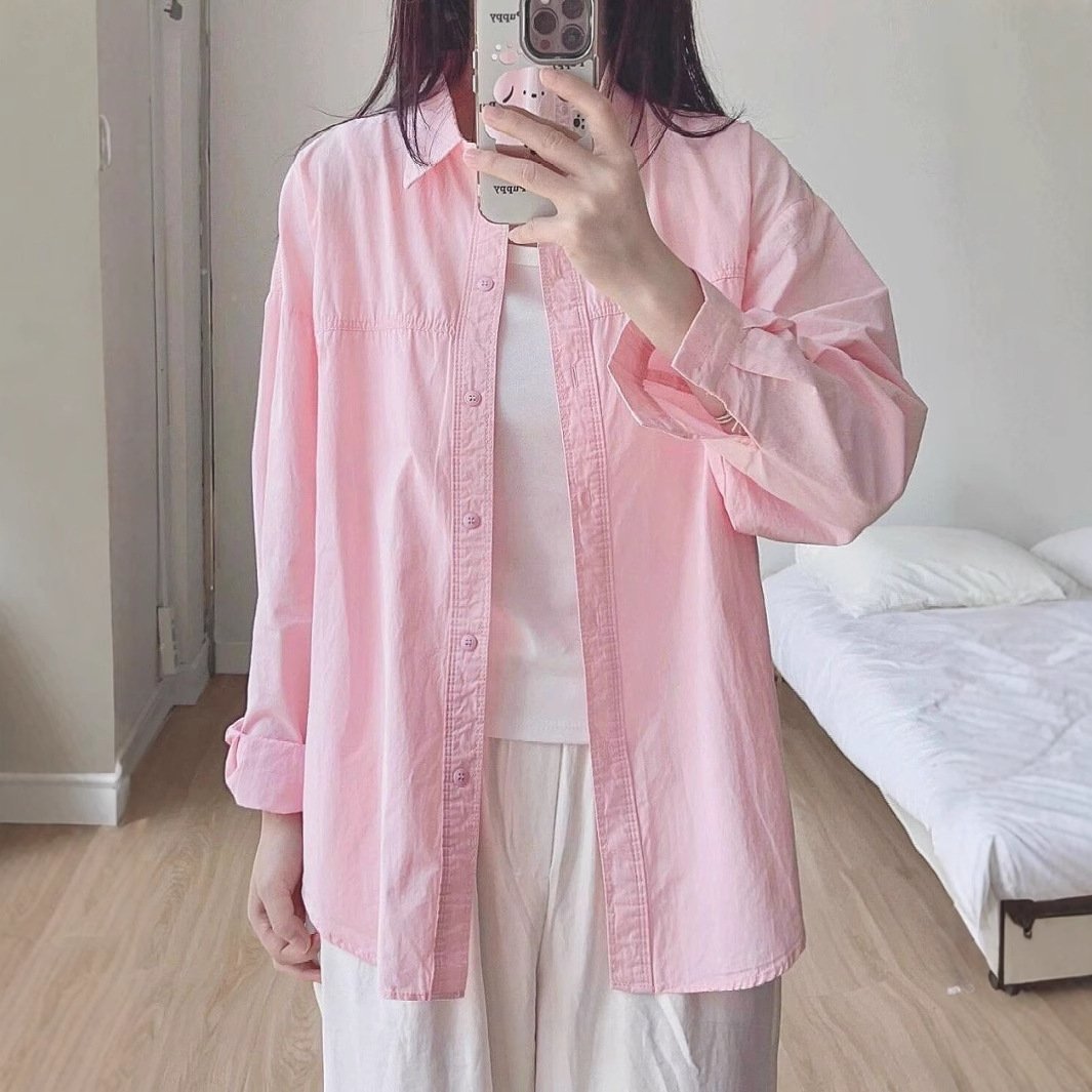 Loose-Fit Sun Protection Shirt for Women