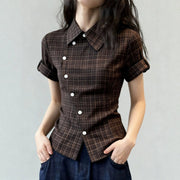 Plaid Top for Women