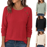 Comfy Women's Long-Sleeve Crew Neck T-Shirt