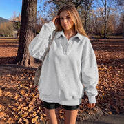 Cozy Long Sleeve Fleece Hoodie for Women