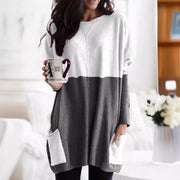 Autumn Long-Sleeve Casual Tee for Women - Pockets Included