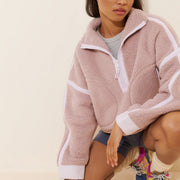 Women's Casual Half-Zip Hoodie