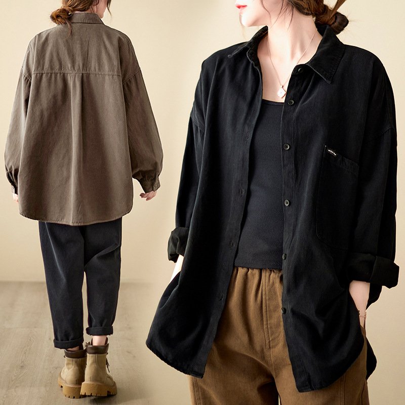 Loose-fit Women's Casual Shirt Top