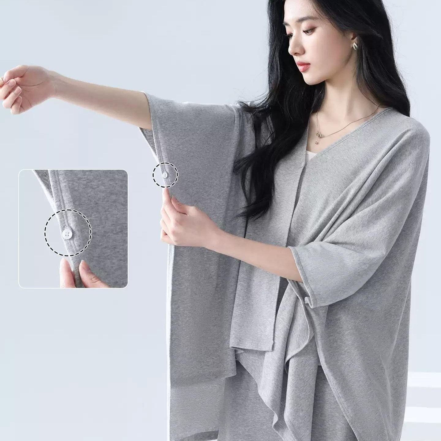 Breathable Sun Protection Nursing Cape for Mom