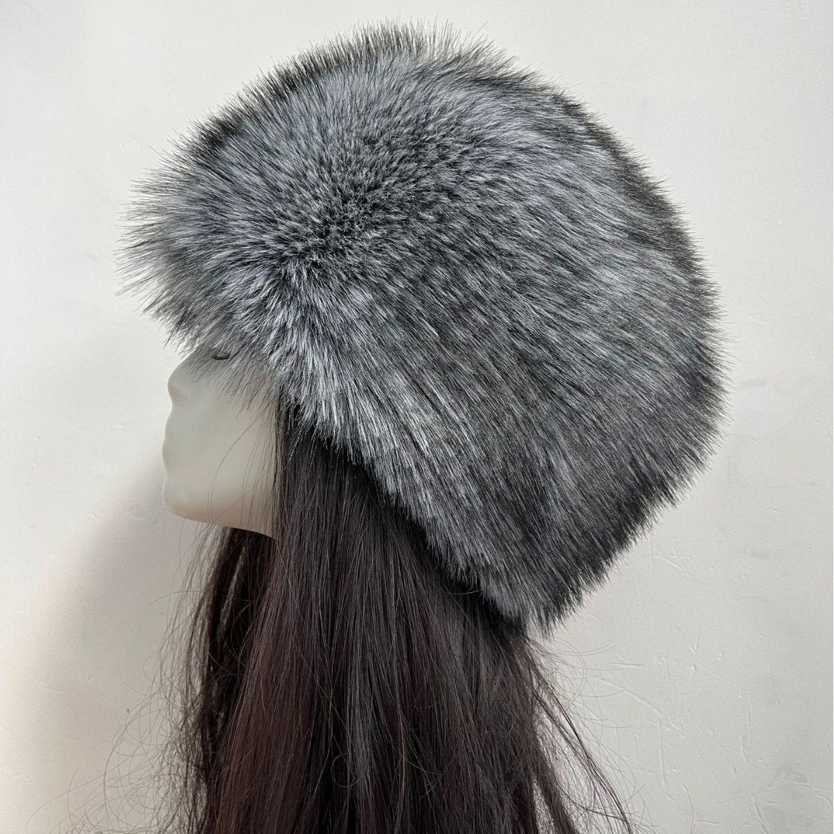 Winter Faux Fox-fur Warm Dome Hat for Women