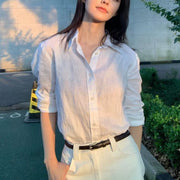 Stay Cool in Style with Loose-fit Cotton-linen Shirts