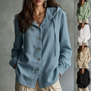 Loose-fit Hoodie Shirt for Women