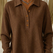 Comfortable Long-Sleeve Polo Shirt for Women