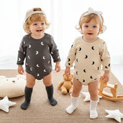 Unisex Long-Sleeve Baby Romper for Newborns & Infants