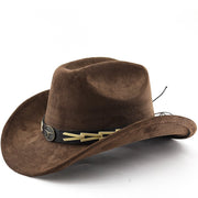 Women's Western Cowboy Hats with Suede Trim