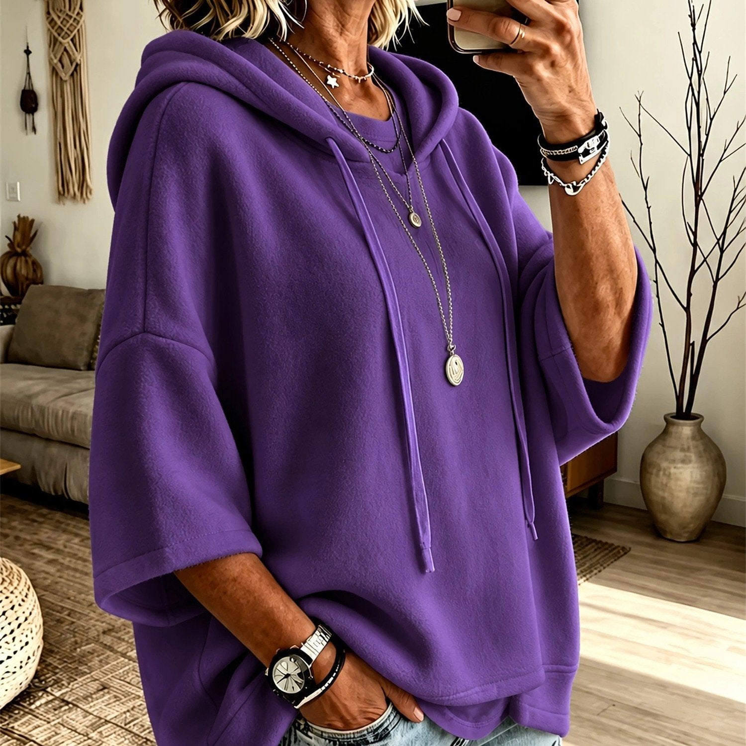 Elegant Long-Sleeved Blouse for Women