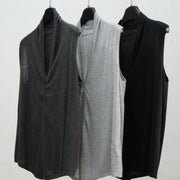 Vintage Deep V-neck Top for Women