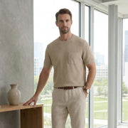 Men's Breathable Crew Neck Pullover