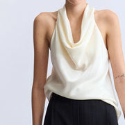 Satin Halter Top for Women