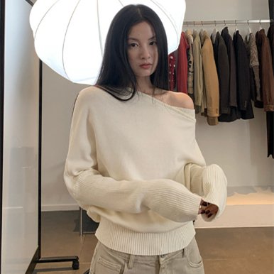 Cozy Long Sleeve Wool Sweater for Women