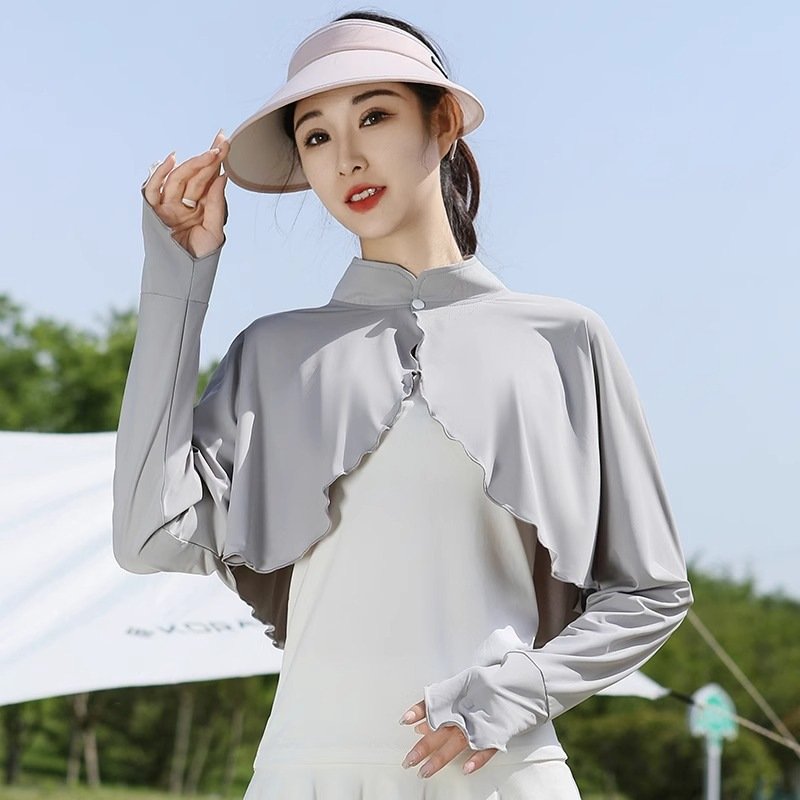 Breathable Summer Cape Jacket for Women