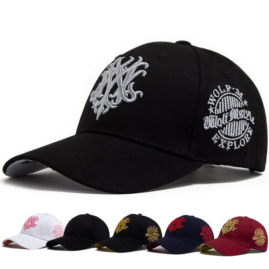 Sun-Protecting 3D Embroidered Baseball Cap for Men