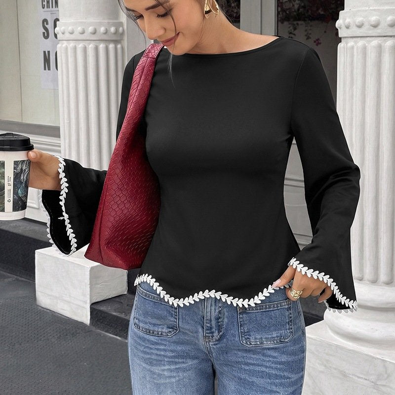Elegant Floral Lace Blouse for Women