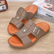 Casual Arab-Style Mens Sandals with Thick EVA Soles