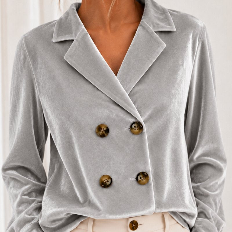 Versatile Grey Coat for Women