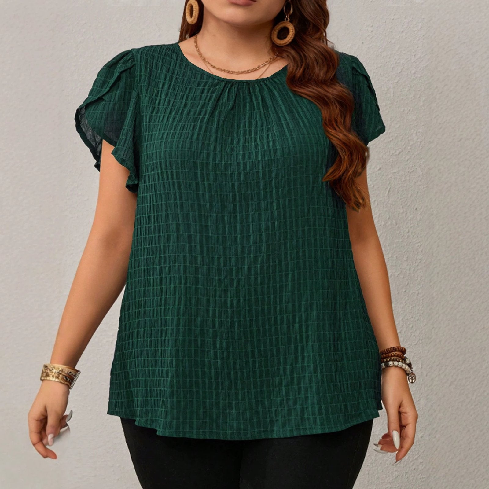 Comfy Plus-Size Short Sleeve Tops for Women