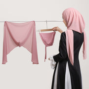 Versatile Women's Hoodie Scarf Set