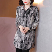 Loose Fit Plus Size Chiffon Blouse for Women